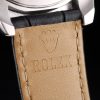 Rolex Daytona Stainless Steel Case Blue Dial Black Leather Strap - Image 10