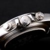 Rolex Daytona Stainless Steel Case Blue Dial Black Leather Strap - Image 2