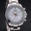 Rolex Daytona Black Ceramic Tachymeter Stainless Steep Strap White Dial 80249 - Image 3