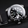 Swiss Rolex GMT Master II Pro-Hunter Black Fabric Strap Black Dial - Image 3