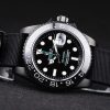 Swiss Rolex GMT Master II Pro-Hunter Black Fabric Strap Black Dial - Image 4