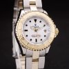 Rolex Yacht Master Gold White Dial Tachymeter - Image 2