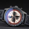 Breitling Certified Black Rubber Strap Beige Dial Chronograph 80183 - Image 4