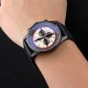 Breitling Certified Black Rubber Strap Beige Dial Chronograph 80183 - Image 8